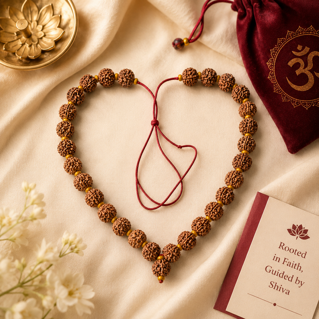 28 beads rudraksha mala