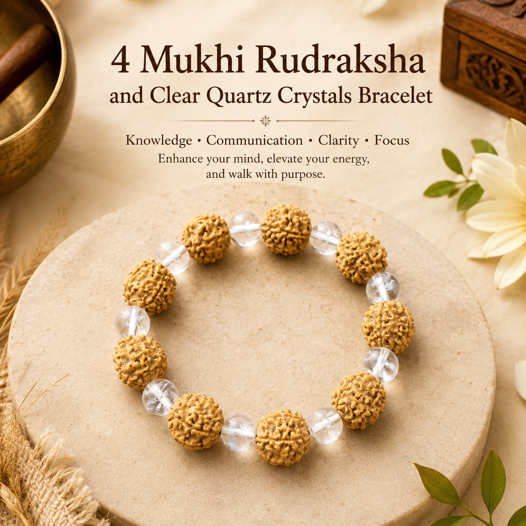 4 Mukhi Rudraksha Bracele