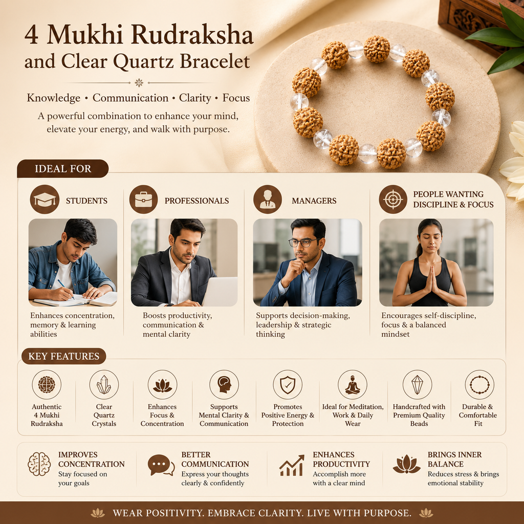 Rudraksha Bracelet for Students