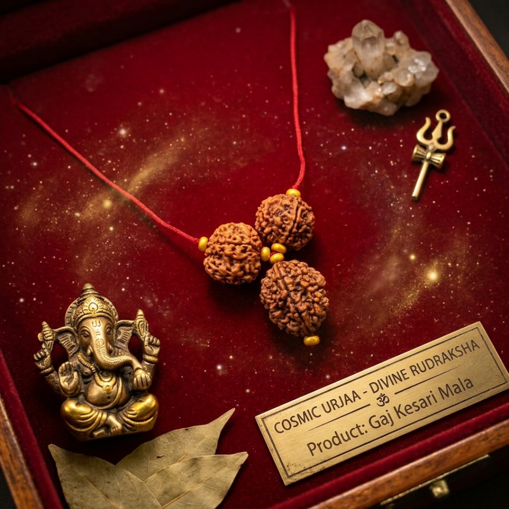 Gaj-kesari-rudraksha-mala